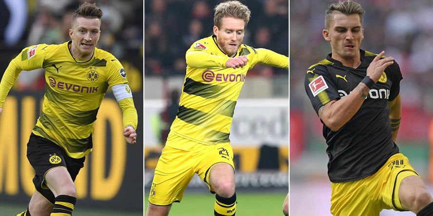 Wer ist besser? Marco Reus vs. Andre Schürrle vs. Maximilian Philipp